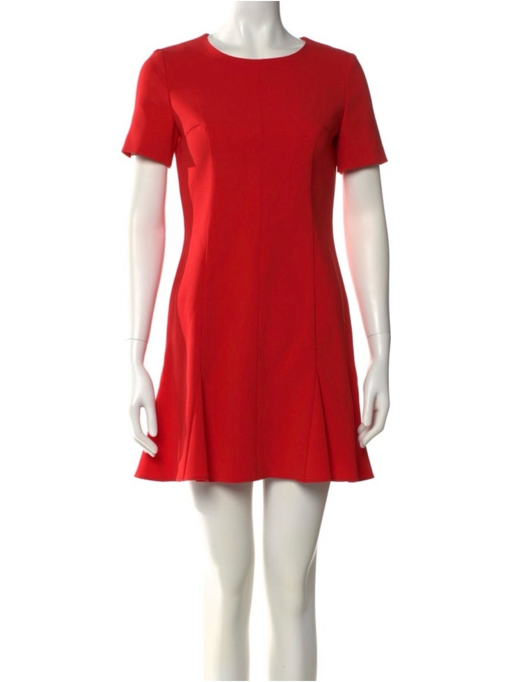 Moschino Chic and Cheap Red Short Sleeve Fit-and-Flare Dress Size 6